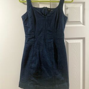 French Connection Dark Blue Denim Mini Dress